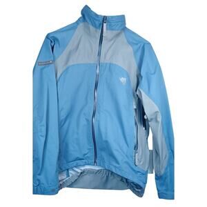 Endura Gridlock Womens Sky Blue Waterproof Cycling Jacket Size Large Performance